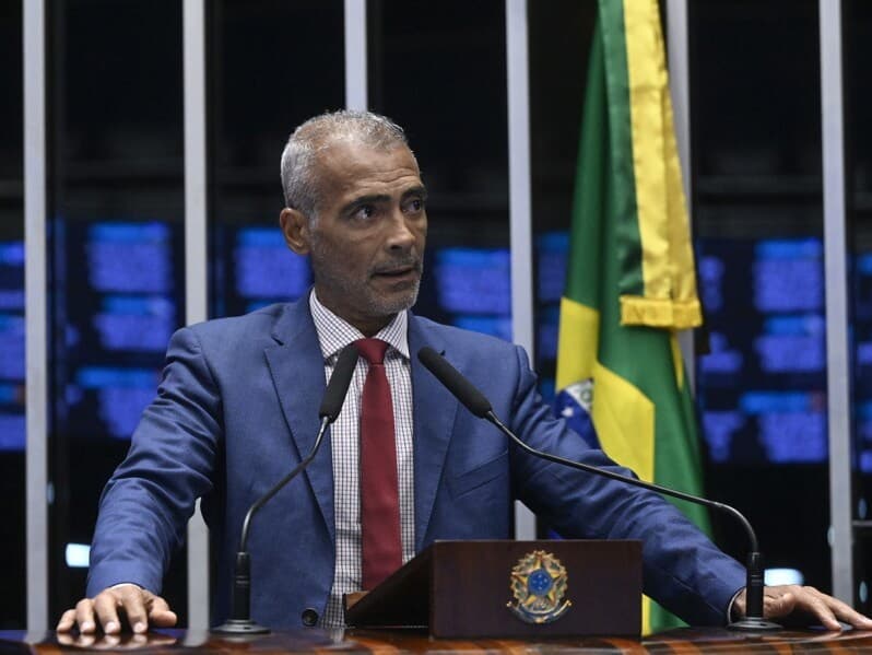 Senado concluiu que Romário tinha direito ao salário por permanecer no exercício do mandato. - Carlos Moura/Agência Senado
