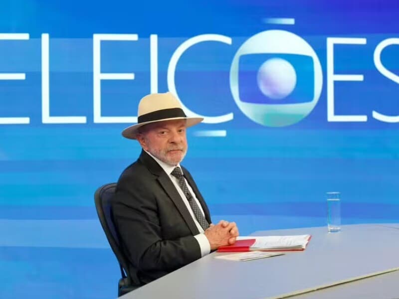 Na Globo, Lula defende aliados e apresenta prioridades para reeleição. - TV Globo Na Globo, Lula defende aliados e apresenta prioridades para reeleição. - TV Globo
