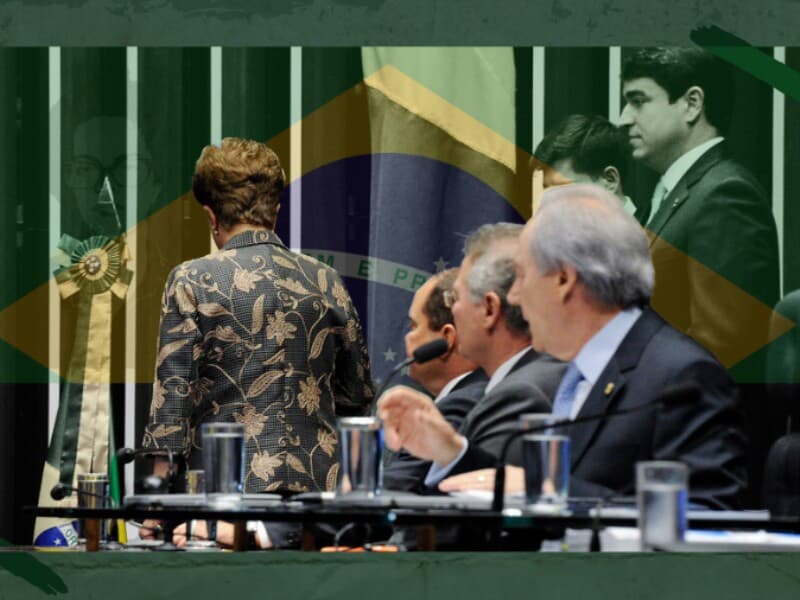 Dilma foi afastada do mandato presidencial em definitivo em 31 de agosto de 2016 após julgamento no Senado. - Edilson Rodrigues/Agência Senado | Arte Congresso em Foco