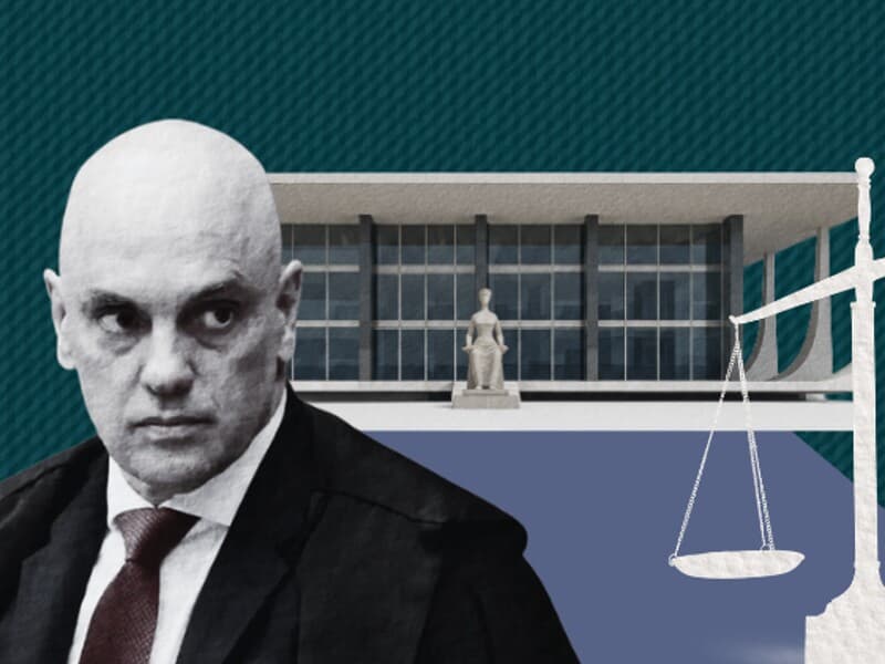 Relatório da Polícia Federal indica sequência de contatos entre Alexandre de Moraes e o ex-banqueiro preso Daniel Vorcaro. Suspeitas podem levar à abertura de inquérito contra o ministro. - Arte Congresso em Foco Relatório da Polícia Federal indica sequência de contatos entre Alexandre de Moraes e o ex-banqueiro preso Daniel Vorcaro. Suspeitas podem levar à abertura de inquérito contra o ministro. - Arte Congresso em Foco