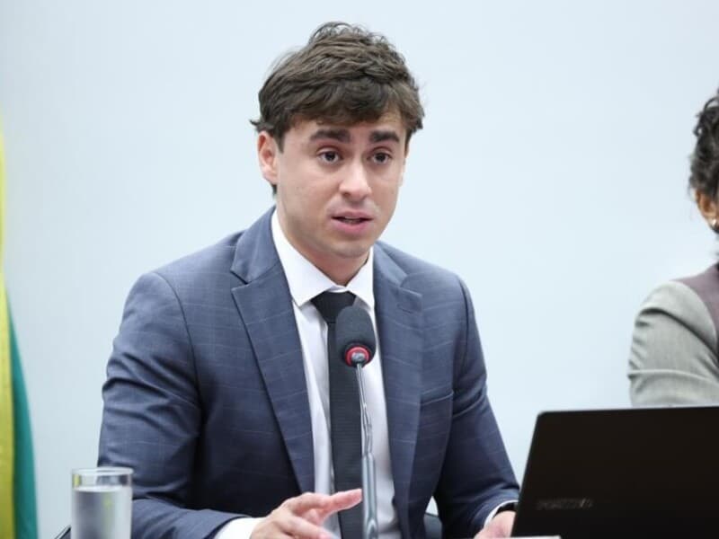 Nikolas Ferreira antecipou pede investigação sobre interação entre Moraes e Daniel Vorcaro. - Kayo Magalhães / Câmara dos Deputados
