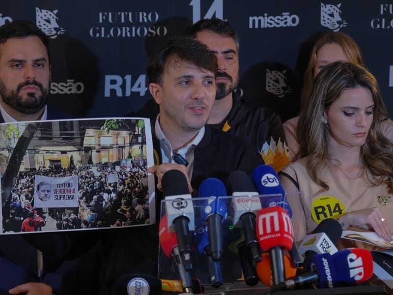 Toffoli libera campanha de Renan Santos. - Ato Press/Folhapress