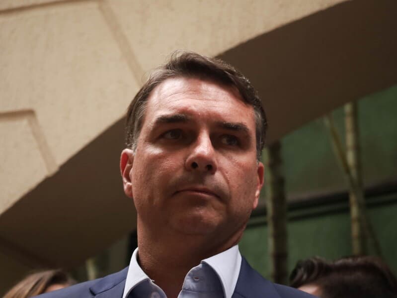 Flávio alega que não recebeu vantagem pessoal nem ofereceu contrapartidas a Vorcaro em troca de financiamento do filme sobre o pai. - Julia Martins/RasPress/Folhapress