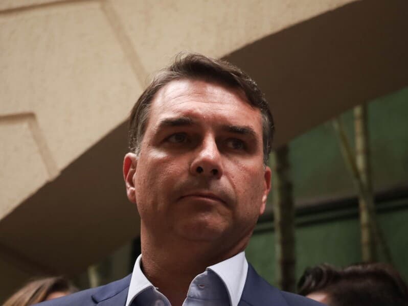 Flávio alega que não recebeu vantagem pessoal nem ofereceu contrapartidas a Vorcaro em troca de financiamento do filme sobre o pai. - Julia Martins/RasPress/Folhapress