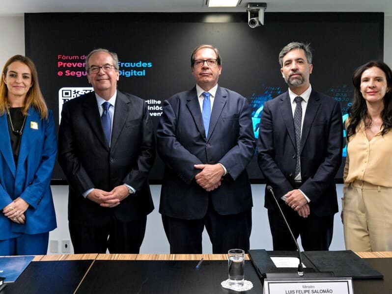 Diretoras da Fin participaram de debate no STJ sobre prevenção a fraudes, segurança digital e cooperação entre diferentes setores. - Lucas Pricken/STJ