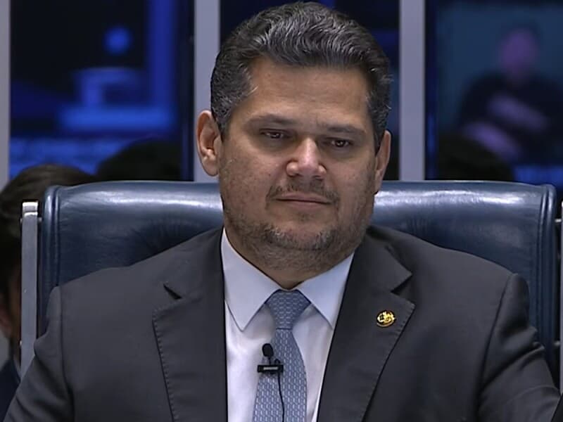 Alcolumbre desabafa. - Reprodução/YouTube