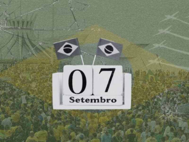 Protestos paralelos aos desfiles da Independência são recorrentes desde 1988. 
 - Arte Congresso em Foco