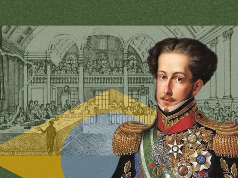Personagem central da independência do Brasil, D. Pedro também foi protagonista do fechamento do primeiro Parlamento do país. - Arte Congresso em Foco