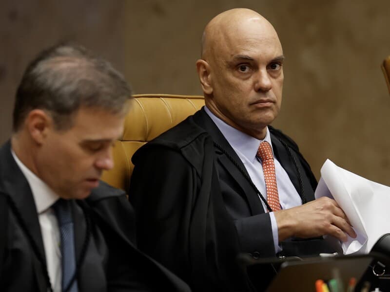 André Mendonça e Alexandre de Moraes protagonizam uma das maiores crises do STF. - Pedro Ladeira/Folhapress