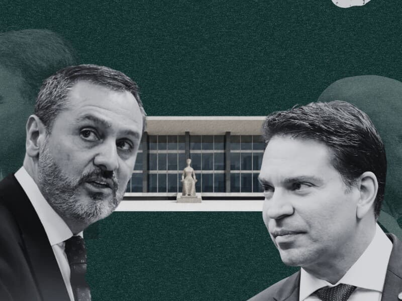 Andrei Rodrigues foi afastado da direção-geral da PF por André Mendonça; Alexandre Ramagem teve a posse no cargo barrada por Alexandre de Moraes. - Andressa Anholete/Agência Senado e Bruno Spada/Câmara dos Deputados | Arte Congresso em Foco