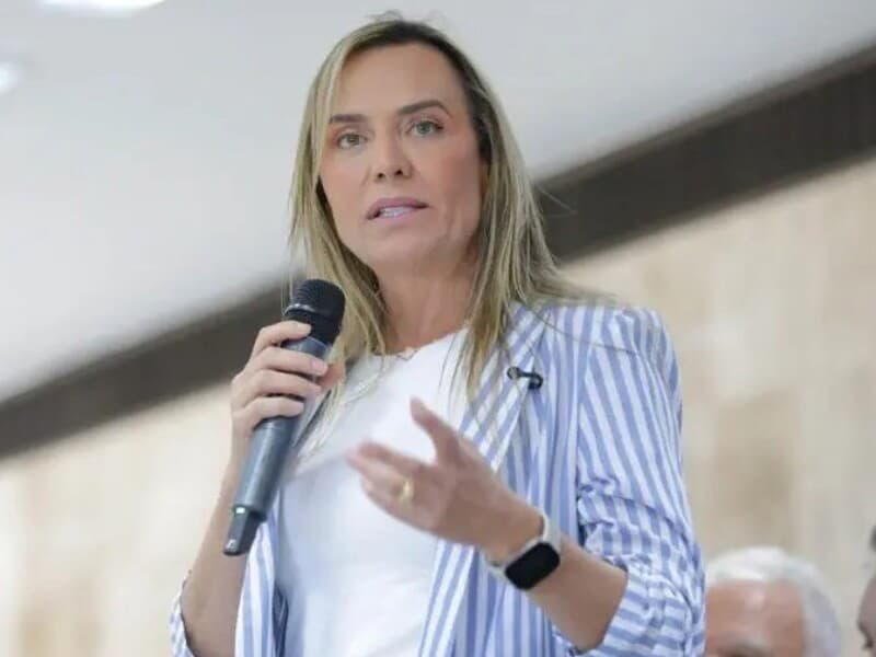 Celina Leão também lidera a pesquisa espontânea, com 17% das menções. - Tony Oliveira/Agência Brasília