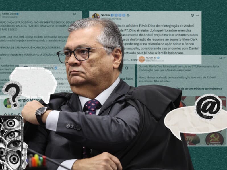 Decisão de Dino repercute entre políticos. - Gustavo Moreno/STF | Arte Congresso em Foco