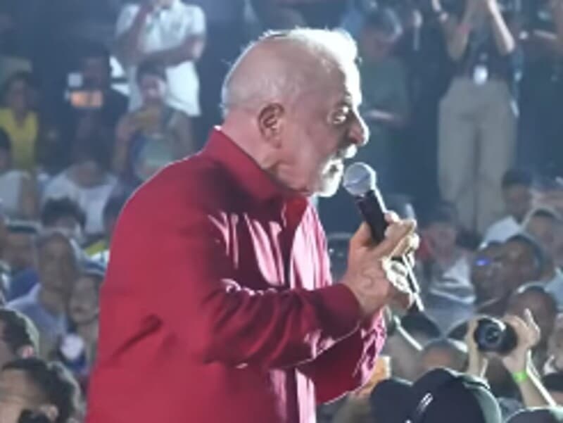 Lula manda recado a Trump. - Reprodução/YouTube