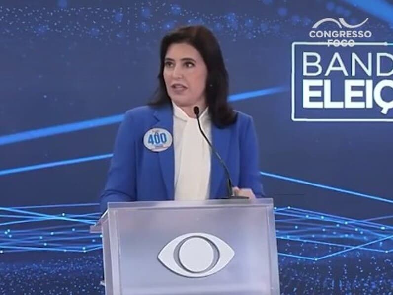 Simone Tebet colocou o combate às facções entre suas prioridades. - Reprodução / Youtube