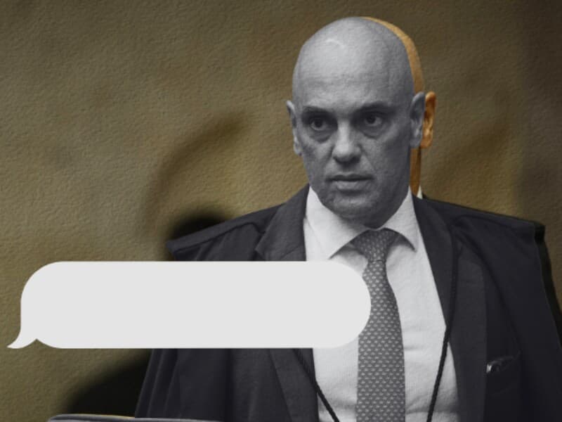 Moraes se une a Zanin e cobra dados do celular de Vorcaro. - Ton Molina/STF com Arte Congresso em Foco