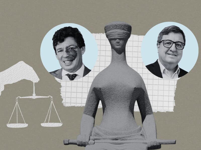 Deputados Reginaldo Lopes, do PT, e Danilo Forte, do PP, correm atrás de assinaturas para oficializar apresentação de PECs da reforma do Judiciário. - Arte Congresso em Foco