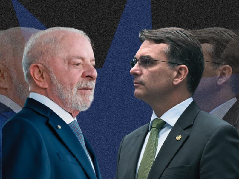 CNT/MDA: Lula tem 47,3% e Flávio Bolsonaro, 40% no 2º turno
