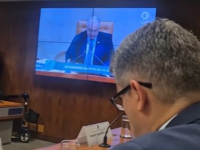 Senadores se mobilizam para assistir a julgamento de Moraes no STF. - Reprodução 