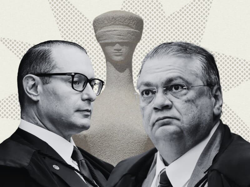 Ministros acompanham solicitação de Gilmar Mendes. - Rosinei Coutinho/STF | Arte Congresso em Foco