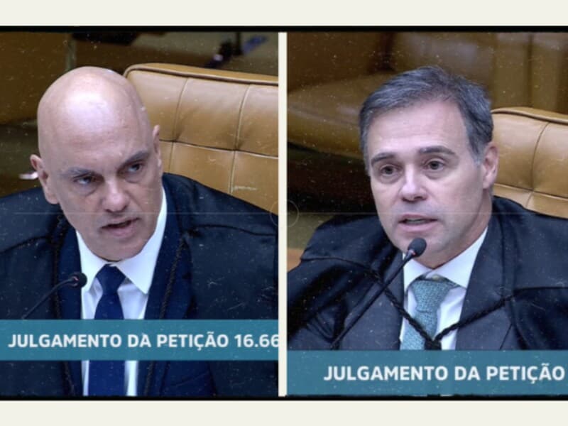 Ministros batem boca na sessão. - Reprodução/YouTube