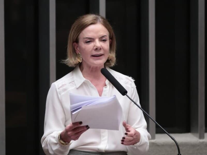 Gleisi pede que publicações sejam analisadas individualmente antes de eventual retirada das redes. - Bruno Spada/Câmara dos Deputados