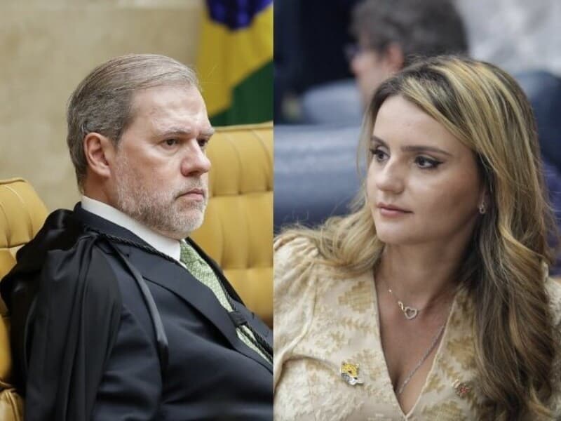 Vereadora alega que Toffoli teria violado prerrogativas de fiscalização da Câmara Municipal.
- Victor Piemonte/STF | Mônica Alves/Câmara Municipal de São Paulo Vereadora alega que Toffoli teria violado prerrogativas de fiscalização da Câmara Municipal.
- Victor Piemonte/STF | Mônica Alves/Câmara Municipal de São Paulo