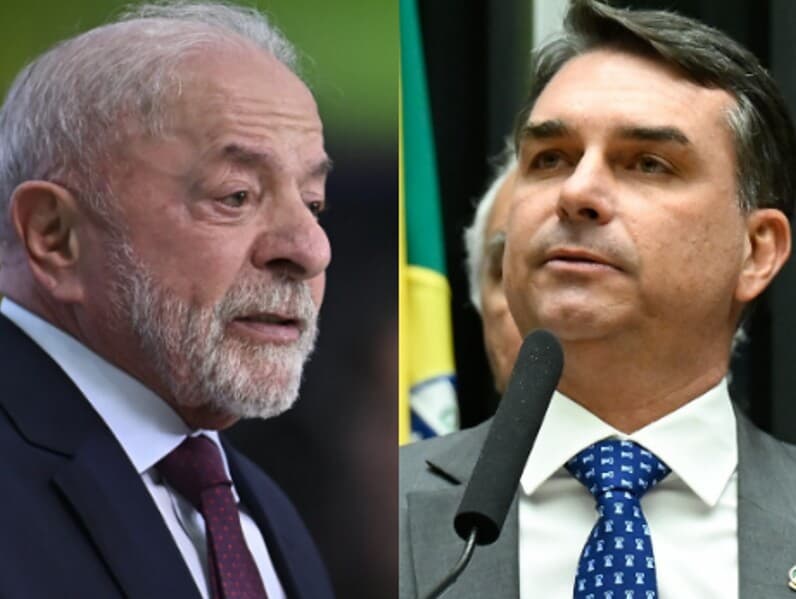 Só 15 de 883 vídeos de Flávio têm identificação, diz campanha de Lula - Montagem Congresso em Foco | Ton Molina/STF | Andressa Anholete/Agência Senado
