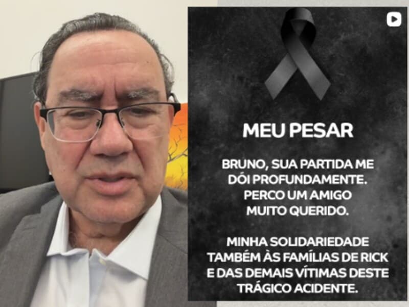 Cury lamenta mortes em queda de helicóptero: "não é um ponto final". - Reprodução/Instagram