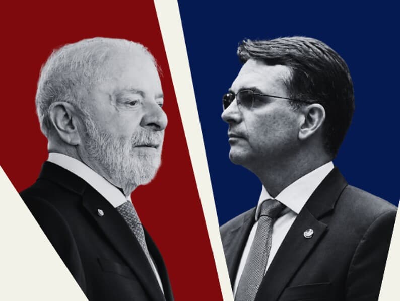 Atlas/Bloomberg: Lula tem 47,7% e Flávio, 47,4% no 2º turno