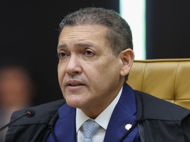 Para Nunes Marques, o aviso de uso de inteligência artificial não afasta a proibição eleitoral de deepfakes. - Rosinei Coutinho/STF
