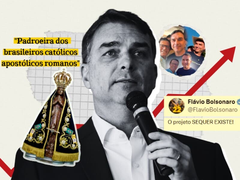 Publicação falsa de Bolsonaro em 2022. - Hugo Barreto/Flickr | Arte Congresso em Foco