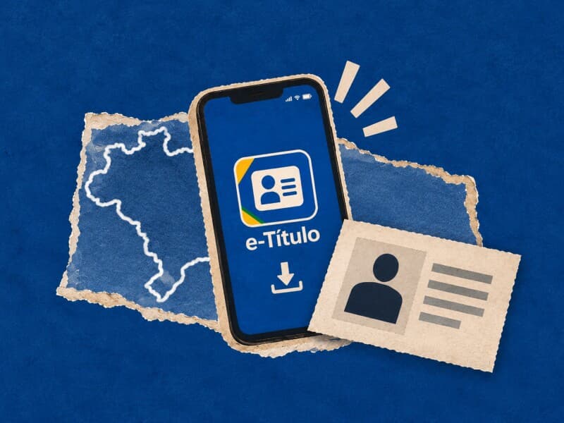 Eleições 2026 terão e-Título disponível para baixar no dia do voto. - Arte Congresso em Foco/Gerada por IA 