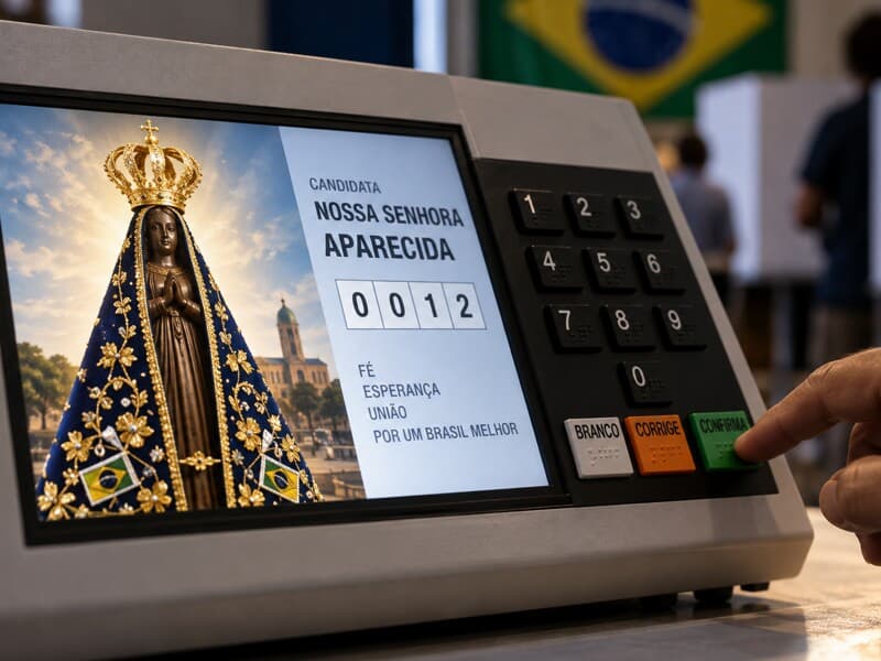 Nossa Senhora surge na eleição e acende disputa pelo voto católico