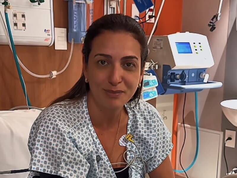 Deputada passa por cateterismo após infarto. - Reprodução/Instagram