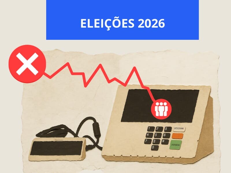 Taxa de abstenção tem crescido nas últimas eleições. - Arte Congresso em Foco