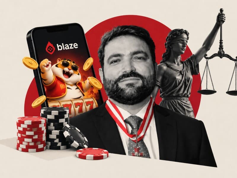 Willer Tomaz registrou cifras bilionárias em jogos na Blaze. - Gerada por inteligência artificial