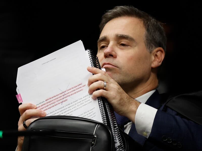 André Mendonça votou para confirmar sua decisão em relação às retiradas de posts que associam Flávio Bolsonaro a um plano para retirar o título de padroeira do Brasil de Nossa Senhora Aparecida. - Pedro Ladeira/Folhapress