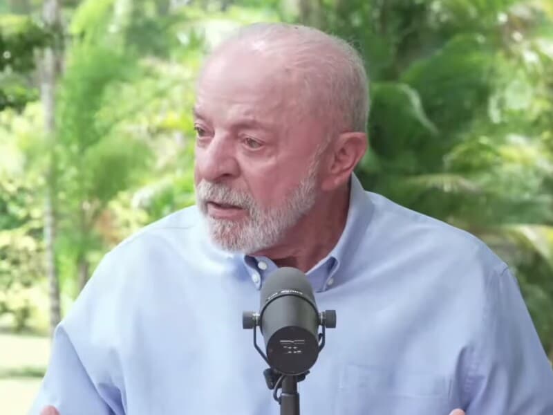 Lula diz que Nikolas só faz fake news: "um imbecil de marca maior". - Reprodução/YouTube