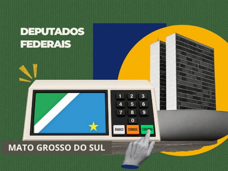 Mato Grosso do Sul teve mais 120 candidaturas às oito vagas na Câmara. - Arte Congresso em Foco