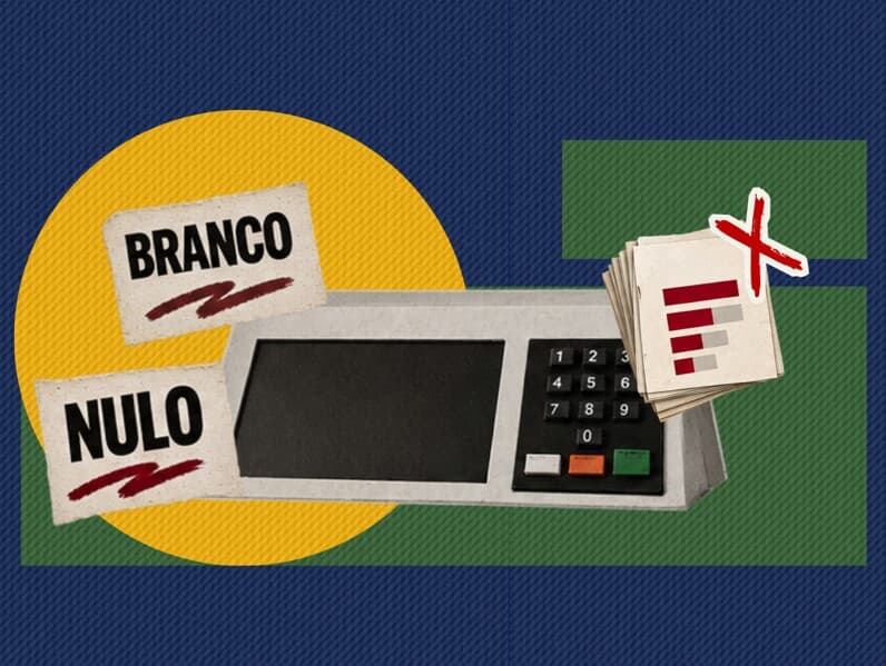 Votos brancos e nulos ficam fora da contagem que define os eleitos. - Arte Congresso em Foco