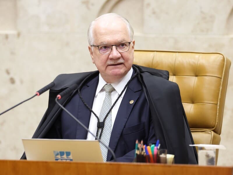 Fachin confirmou reunião marcada com Andrei Rodrigues sobre caso Master. - Alejandro Zambrana/STF