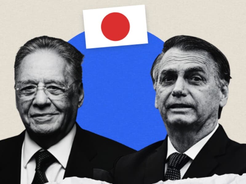 Partido nunca liderou uma eleição presidencial entre brasileiros no Japão, onde candidatos adversários acumulam ampla vantagem há diferentes gerações. - Bruno Santos/Folhapress | Gabriela Biló/Folhapress | Arte Congresso em Foco