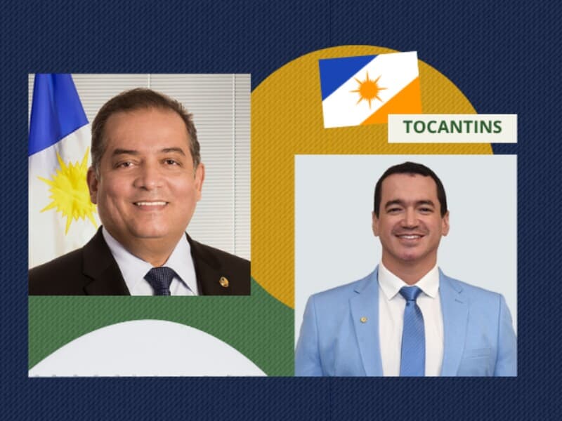 Representantes do Estado no Senado. - Reprodução | Arte Congresso em Foco
