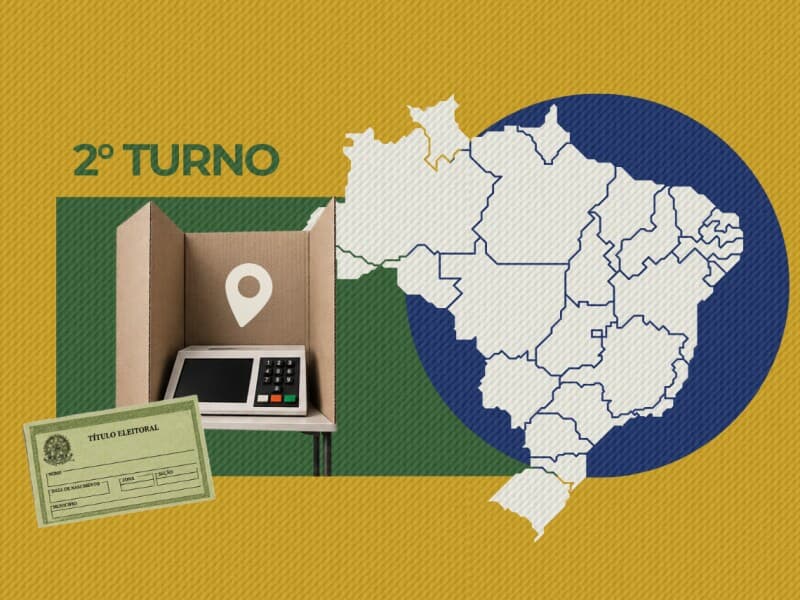 Veja quais Estados terão 2º turno para governador nas eleições de 2026. - Arte Congresso em Foco