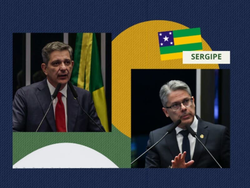Sergipe reelege Rogério Carvalho e Alessandro Vieira. - Ton Molina/Danie Gomes/Agência Senado