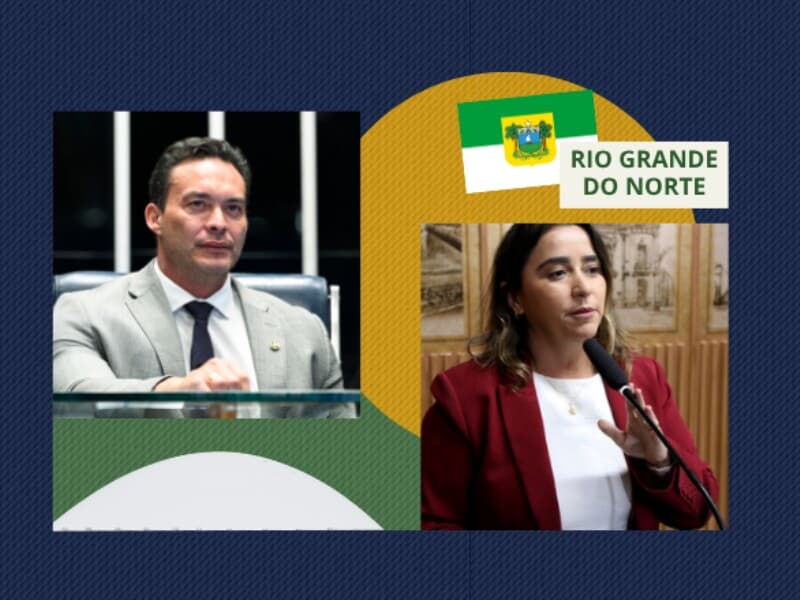 Rio Grande do Norte elege Styvenson Valentim e Samanda De Lula para o Senado. - Francisco de Assis/CMN | Carlos Moura/Agência Senado