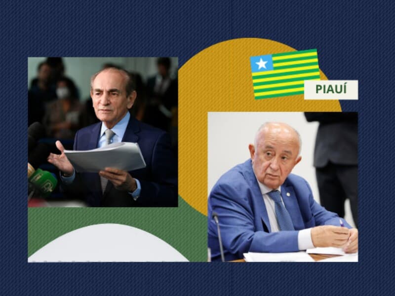Veja os senadores eleitos pelo Piauí. - Arte Congresso em Foco/Roque de Sá-Agência Senado/ Marina Ramos-Câmara dos Deputados