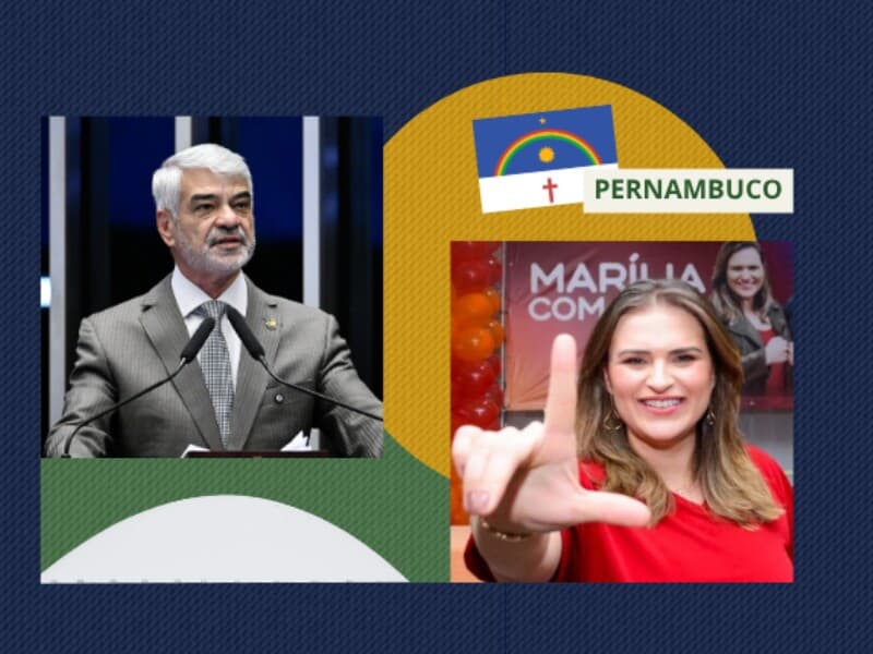 Pernambuco elege Humberto Costa e Marília Arraes para o Senado. - Carlos Moura/Agência Senado | Reprodução