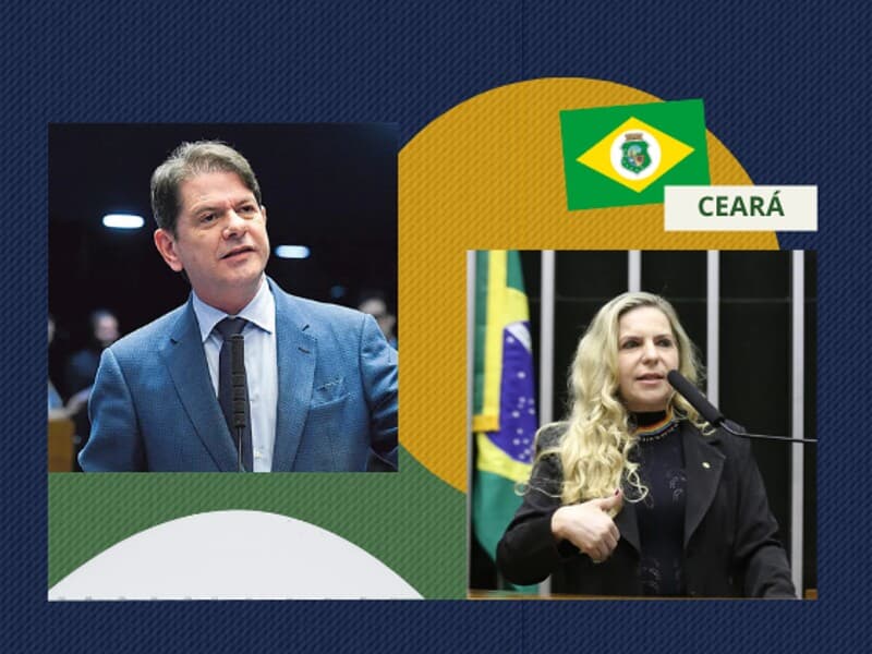 Ceará terá renovação parcial no Senado, com a chegada de Luizianne Lins. - Arte Congresso em Foco |  Roque de Sá / Agência Senado |  Kayo Magalhães / Câmara dos Deputados