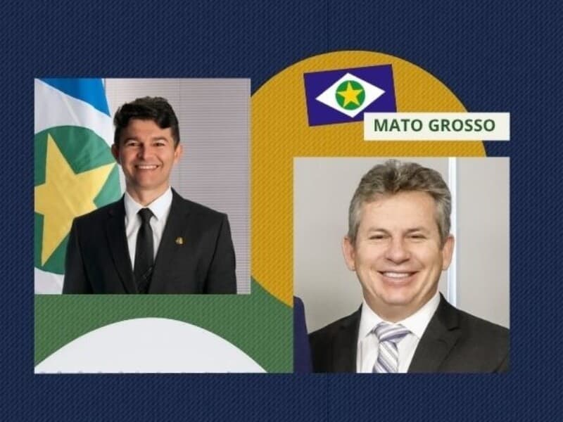 José Medeiros e Mauro Mendes tomarão posse no Senato pelo Mato Grosso em 2027. - Arte Congresso em Foco